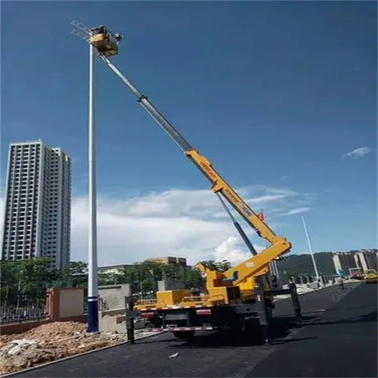 松阳县维修路灯的曲臂升降车出租